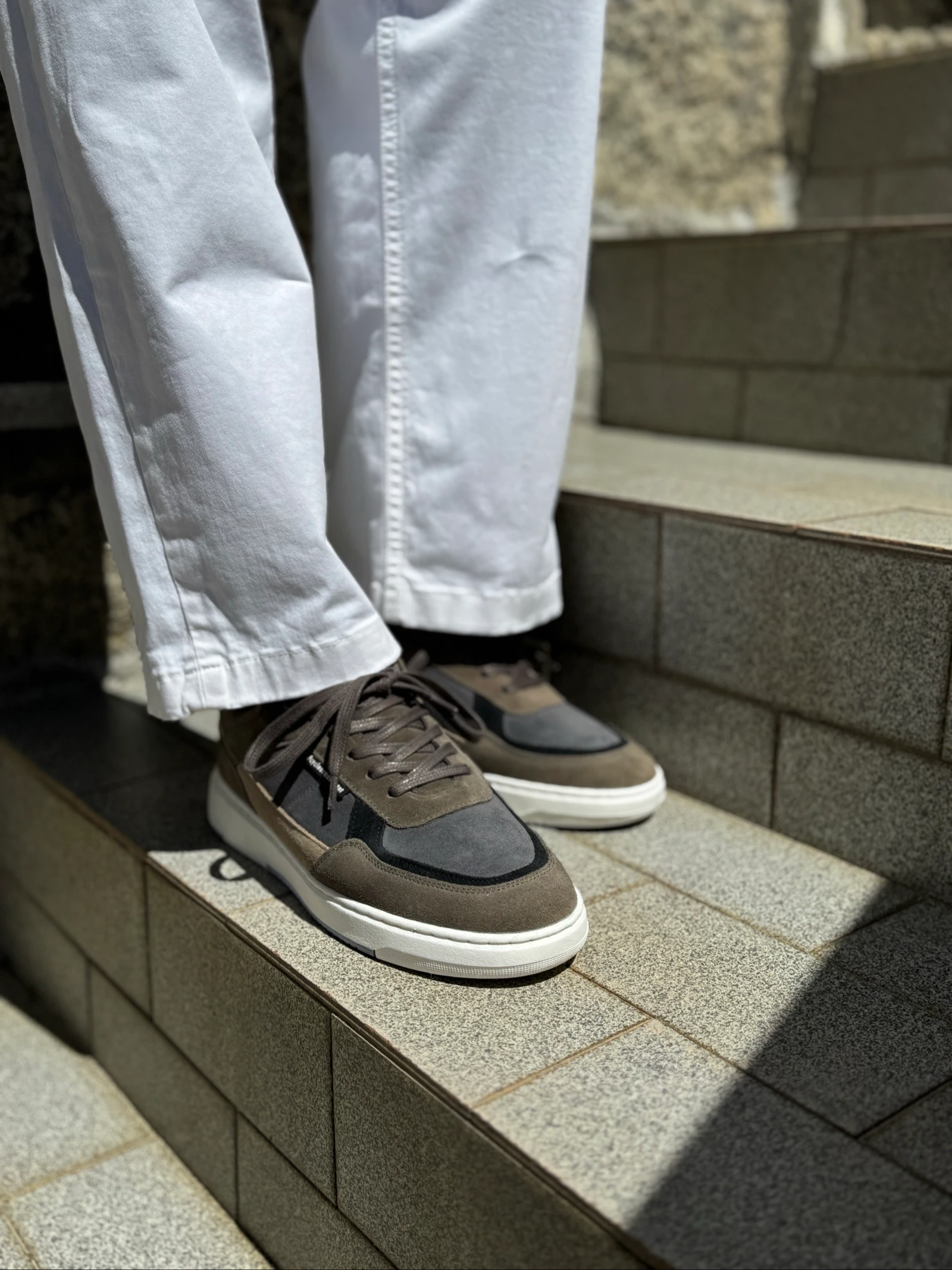 Anthracite suède sneakers – photo 11